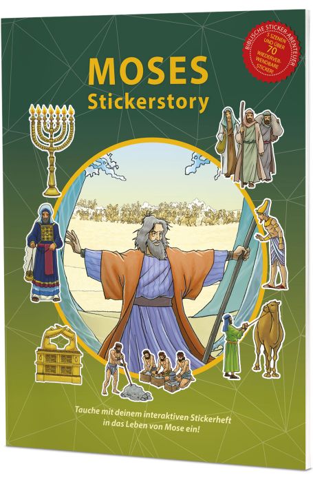Christliche Bücher - Christliche Bücherstube Cover - Moses Stickerstory